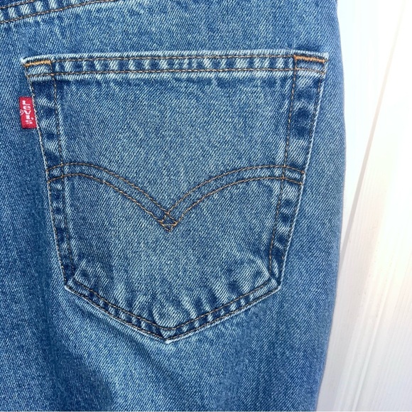 Levi’s 505 mens straight leg blue jeans - Picture 4 of 5